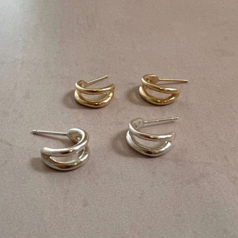 Earrings | Amanda Hunt Amanda Hunt Gemella Hoops SLATE